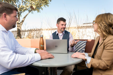 The Wilshire Group revenue cycle consulting team meeting outside